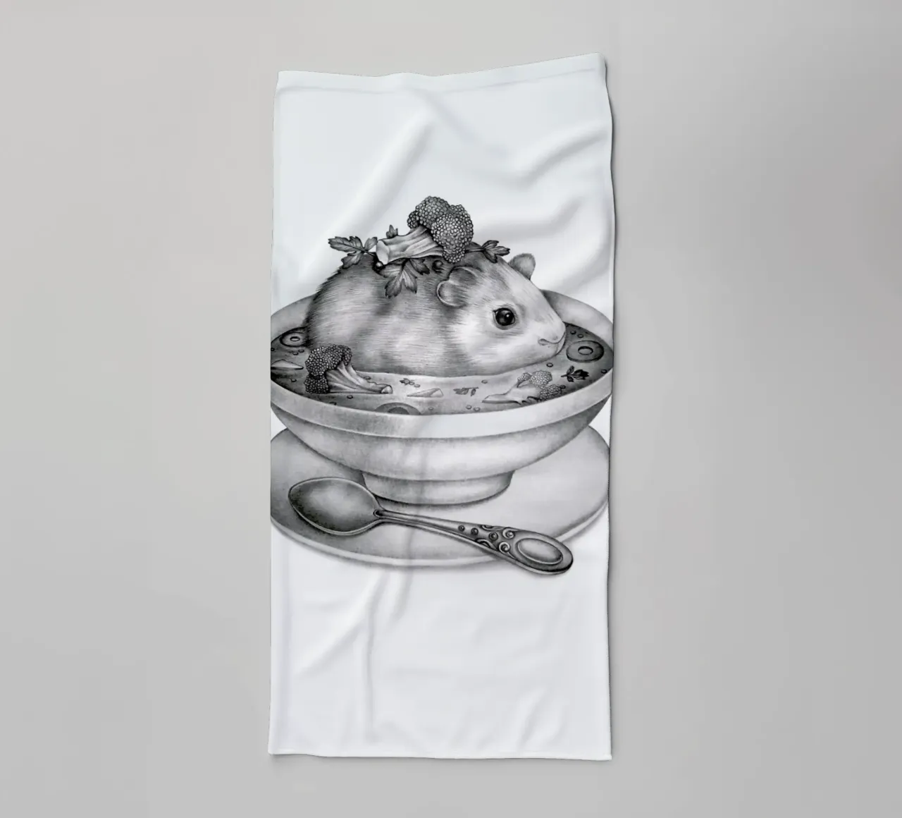 Soup asciugamano da bagno da Maria Vdovichenko