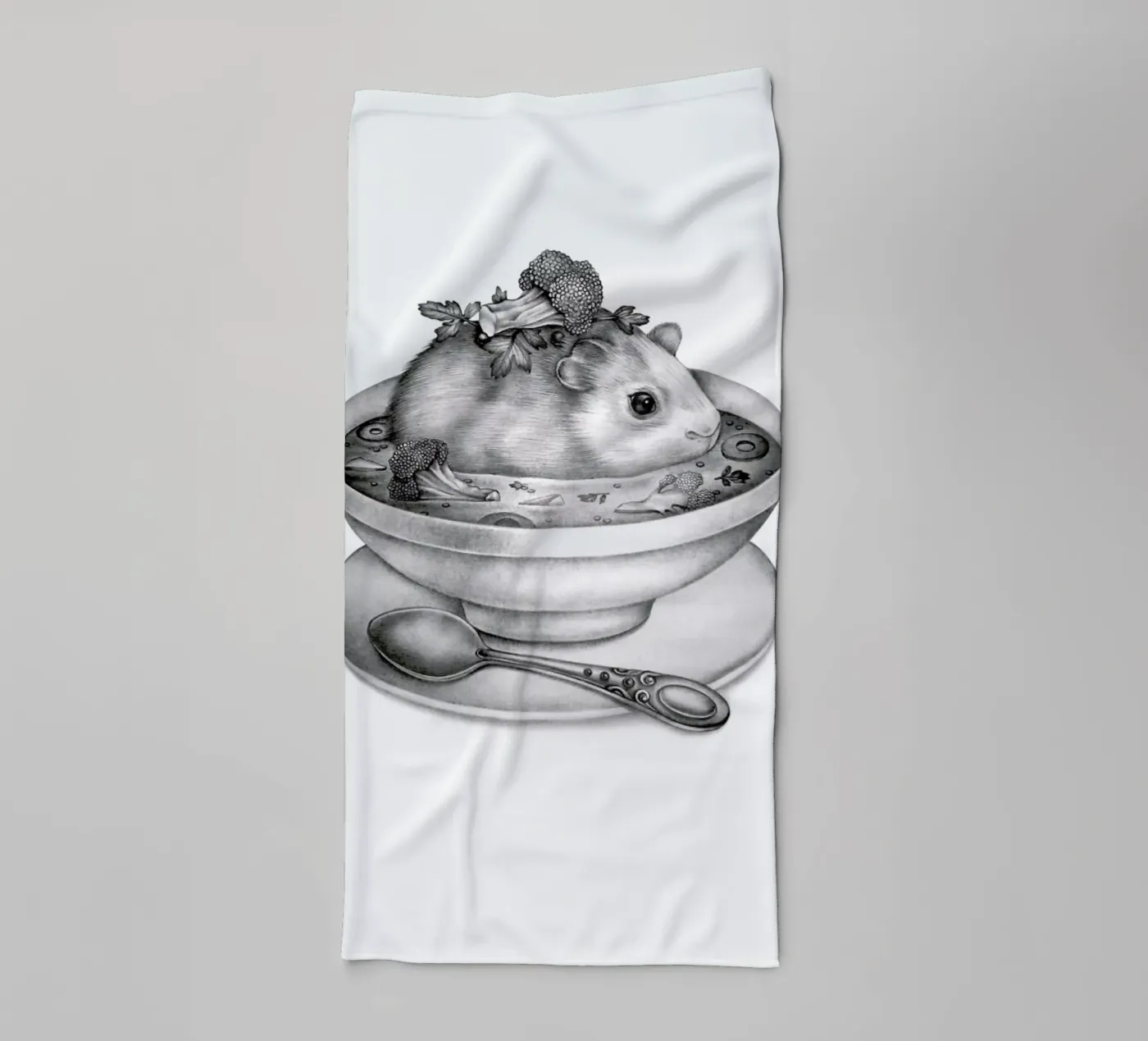 Soup towel by Maria Vdovichenko