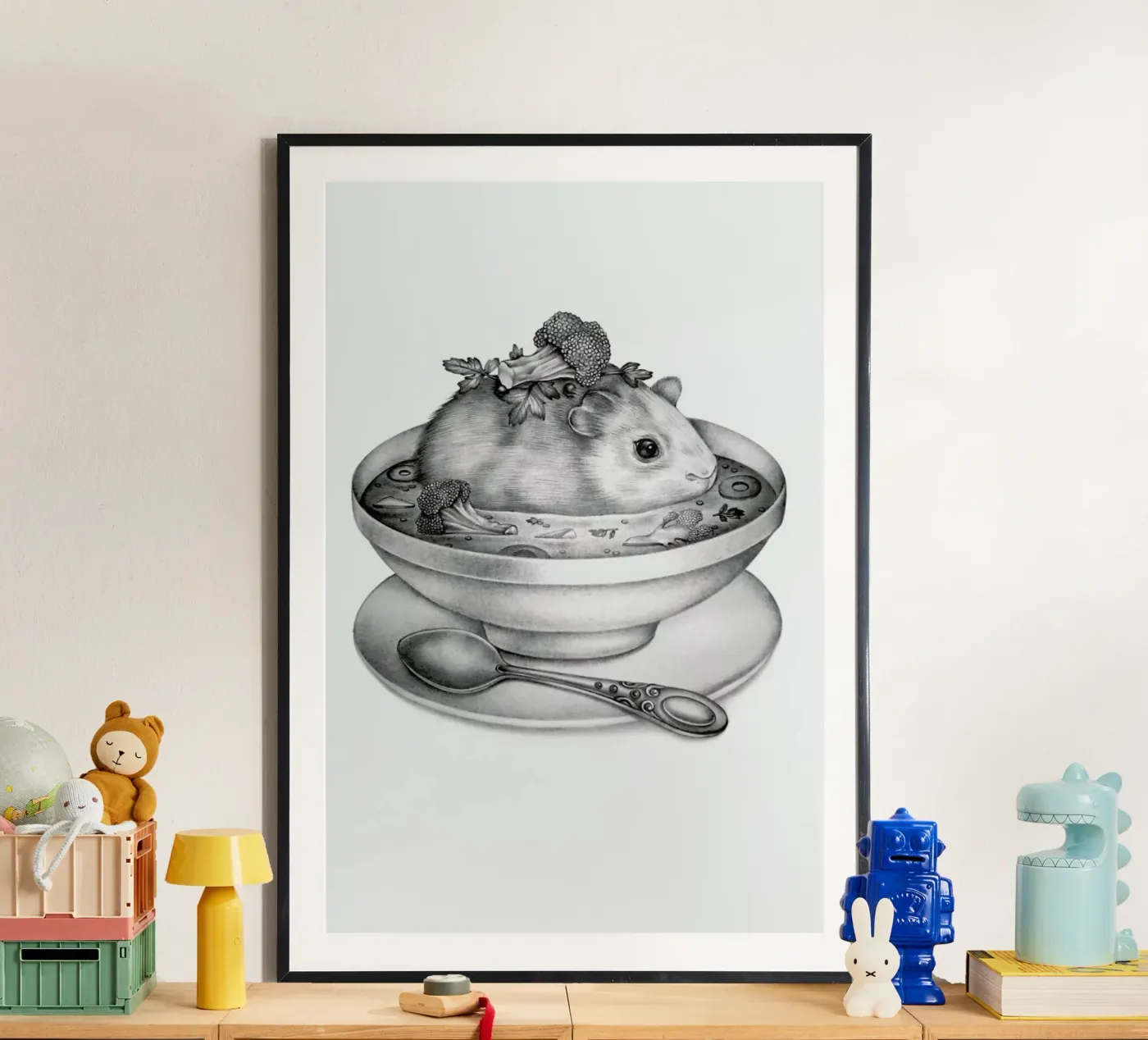 Soup poster by Maria Vdovichenko