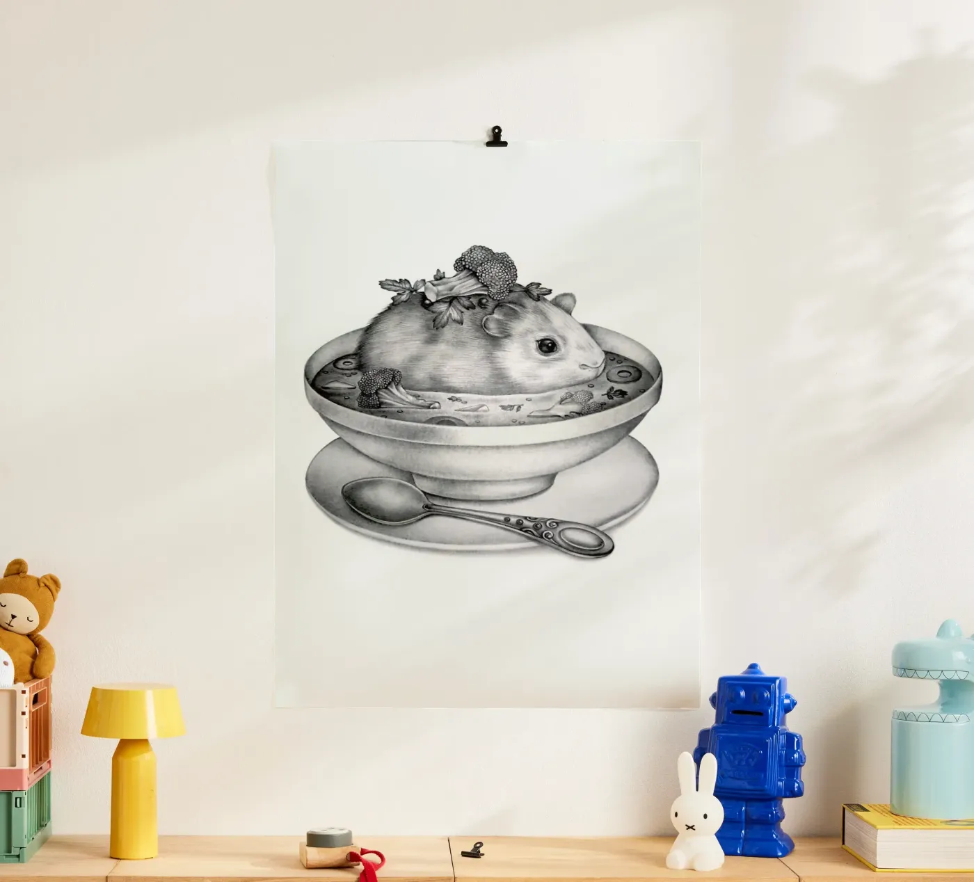 Soup poster by Maria Vdovichenko