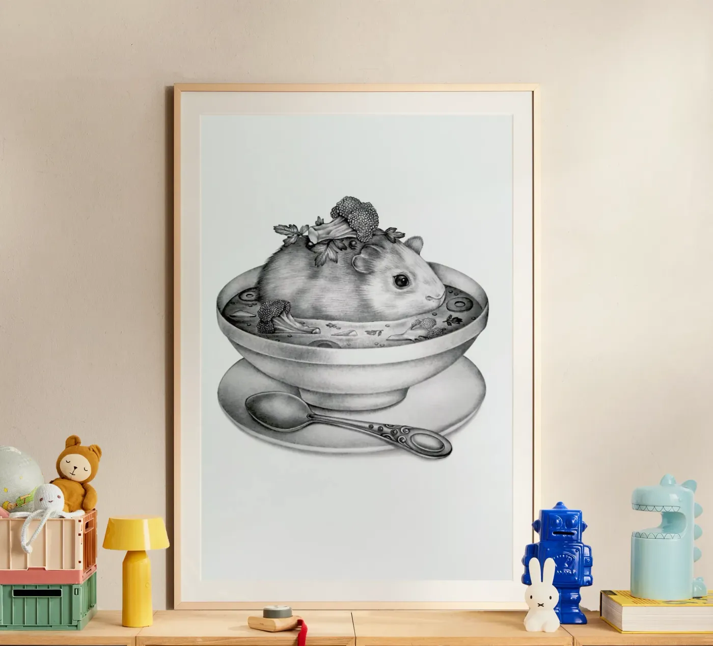 Soup poster by Maria Vdovichenko