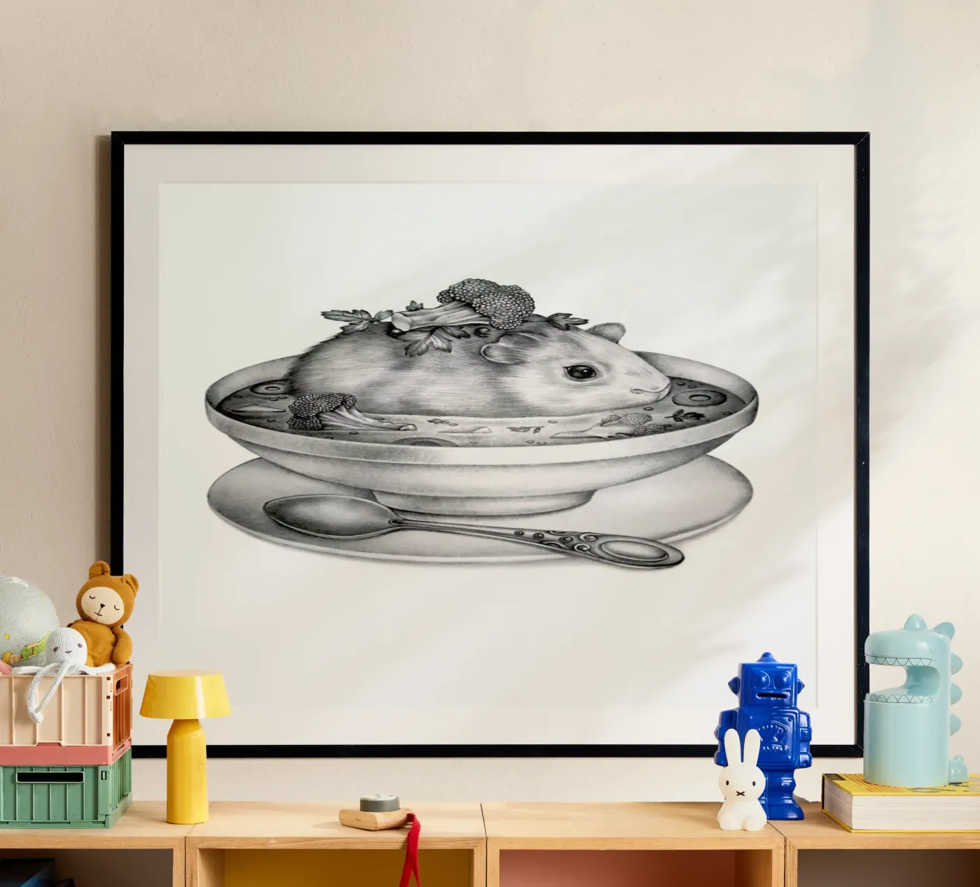 Soup poster by Maria Vdovichenko
