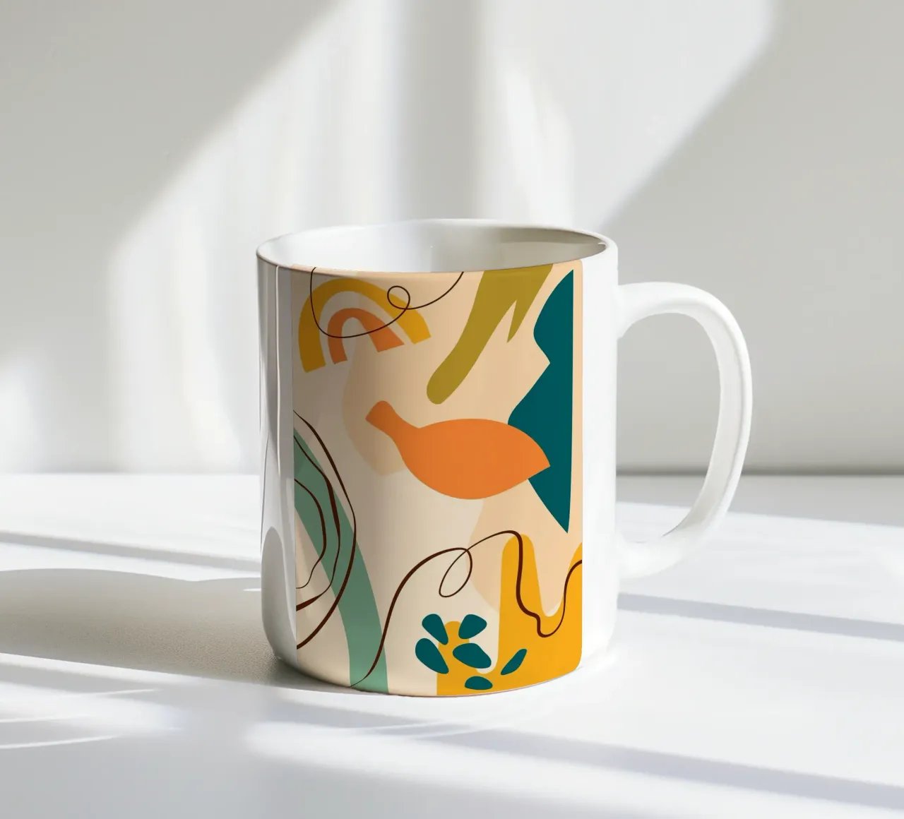 forme astratte tazza in ceramica da Jonathan R NASH