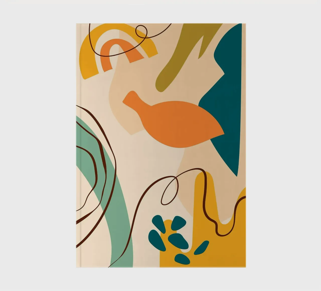 abstract shapes notebook by Jonathan R NASH