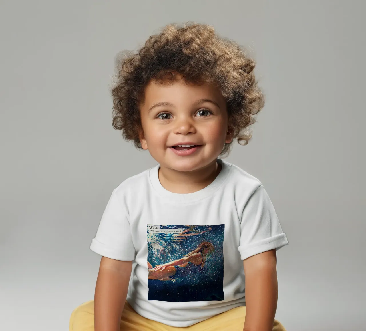 Applausi di una folla lontana maglietta neonato da callum shop