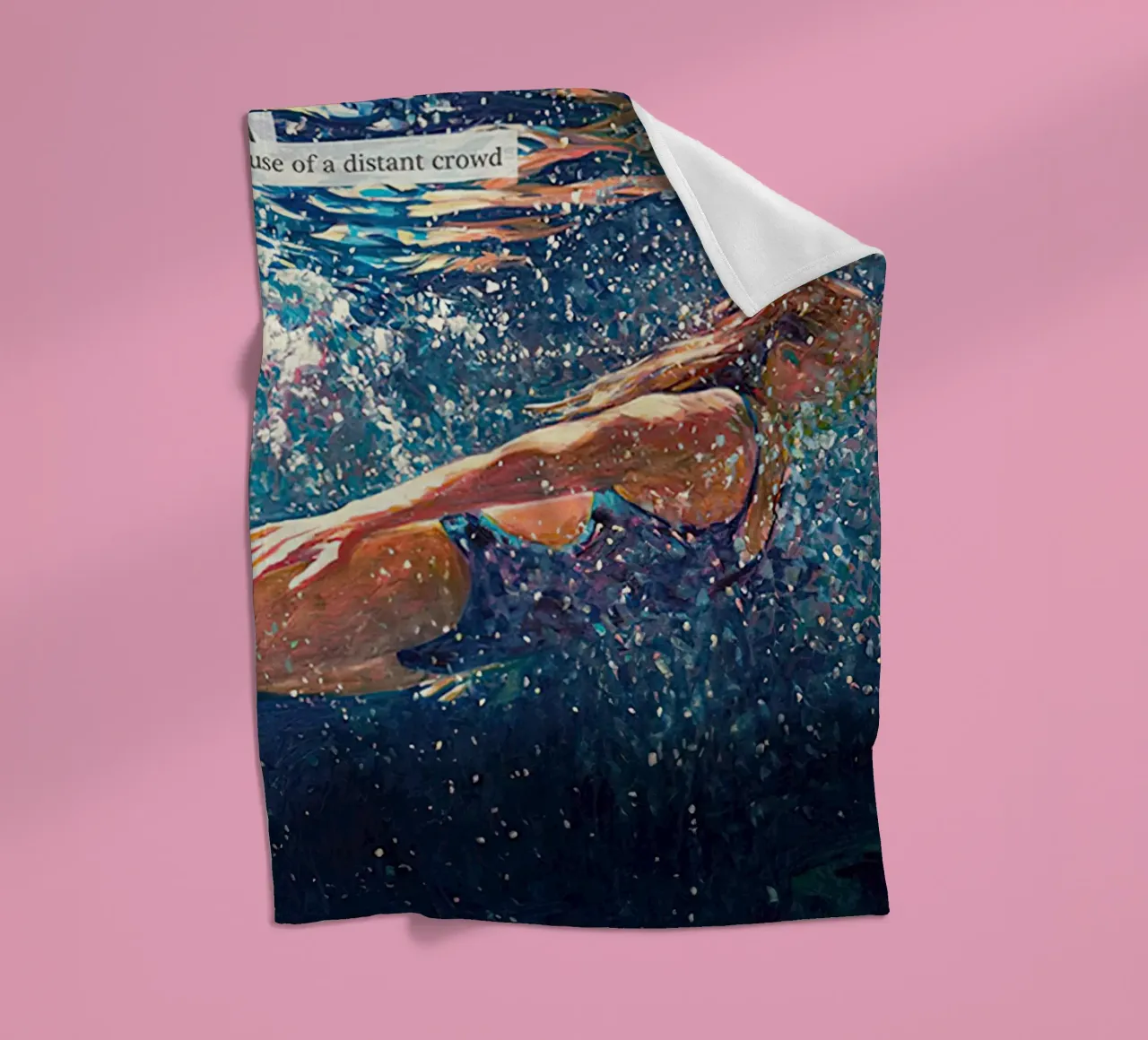 Applausi di una folla lontana coperta in pile da callum shop