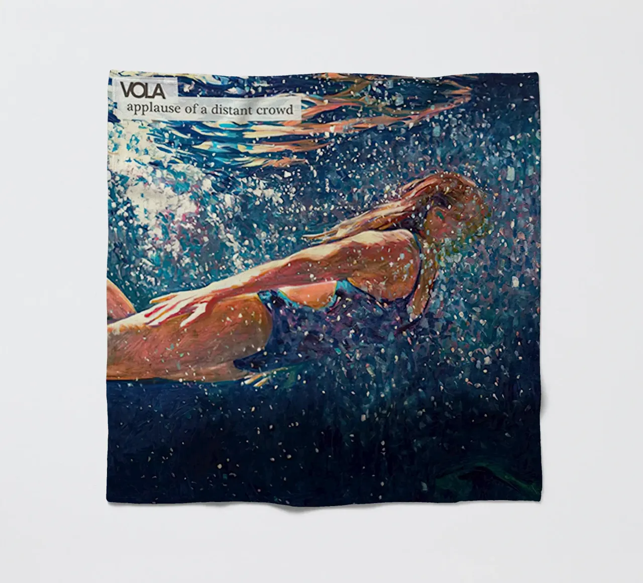Applausi di una folla lontana coperta in pile da callum shop