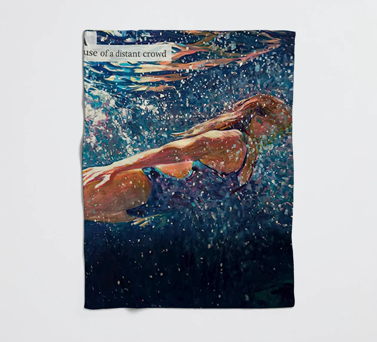 Applausi di una folla lontana coperta in pile da callum shop