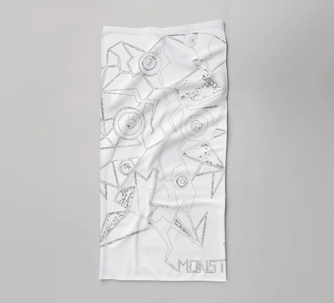 Mostri EP Nero asciugamano da bagno da callum shop