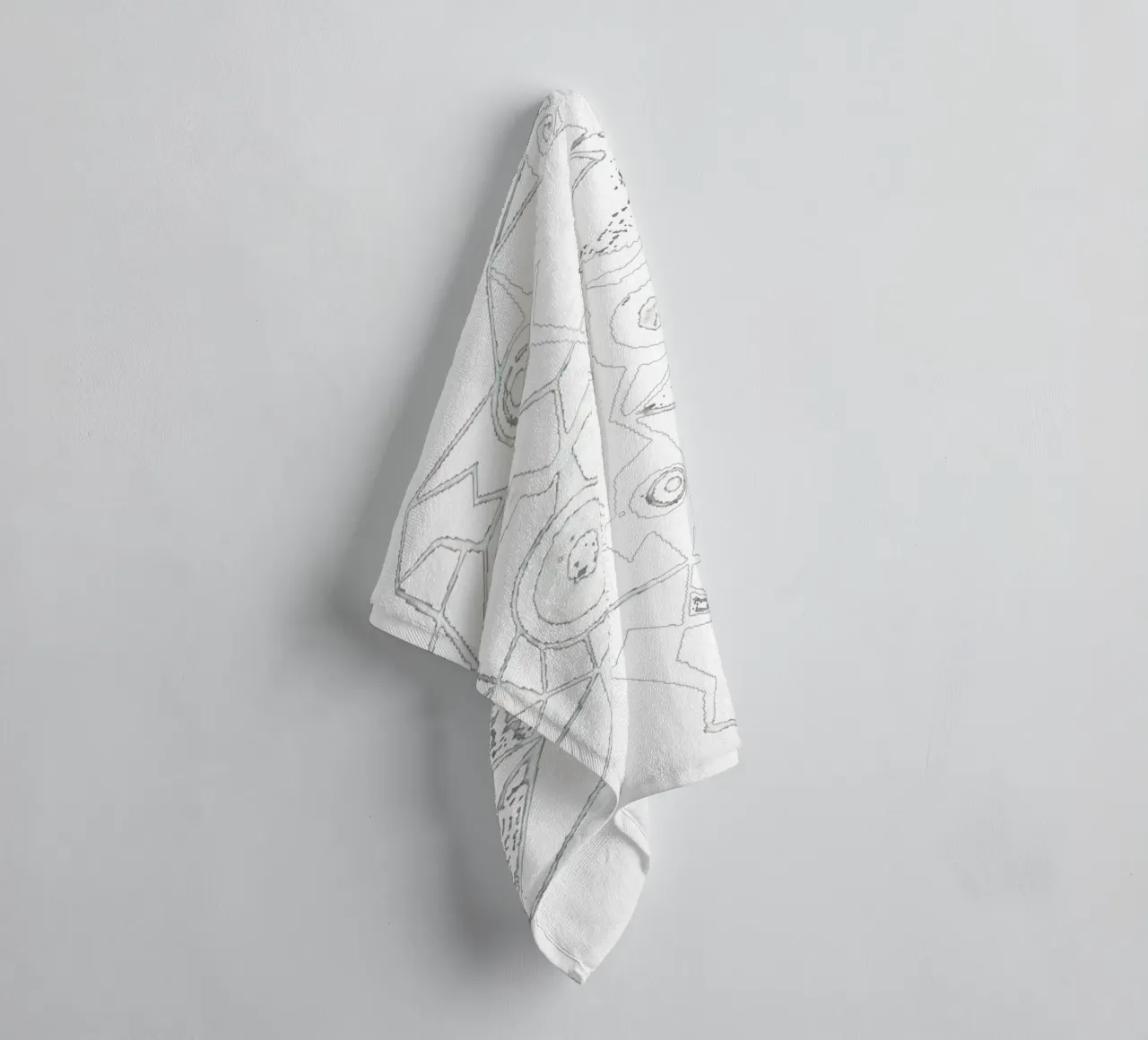 Mostri EP Nero asciugamano da bagno da callum shop
