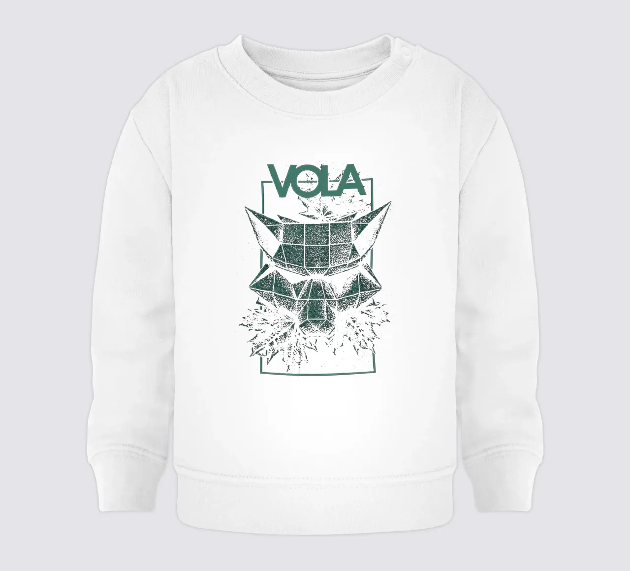 Lupo di carta a girocollo felpa neonato da callum shop
