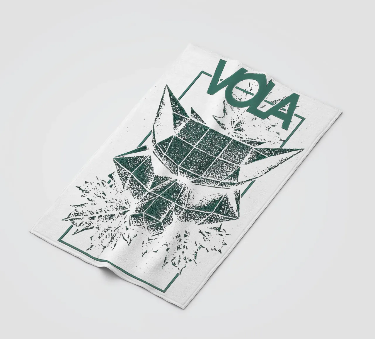 Lupo di carta a girocollo coperta in pile da callum shop
