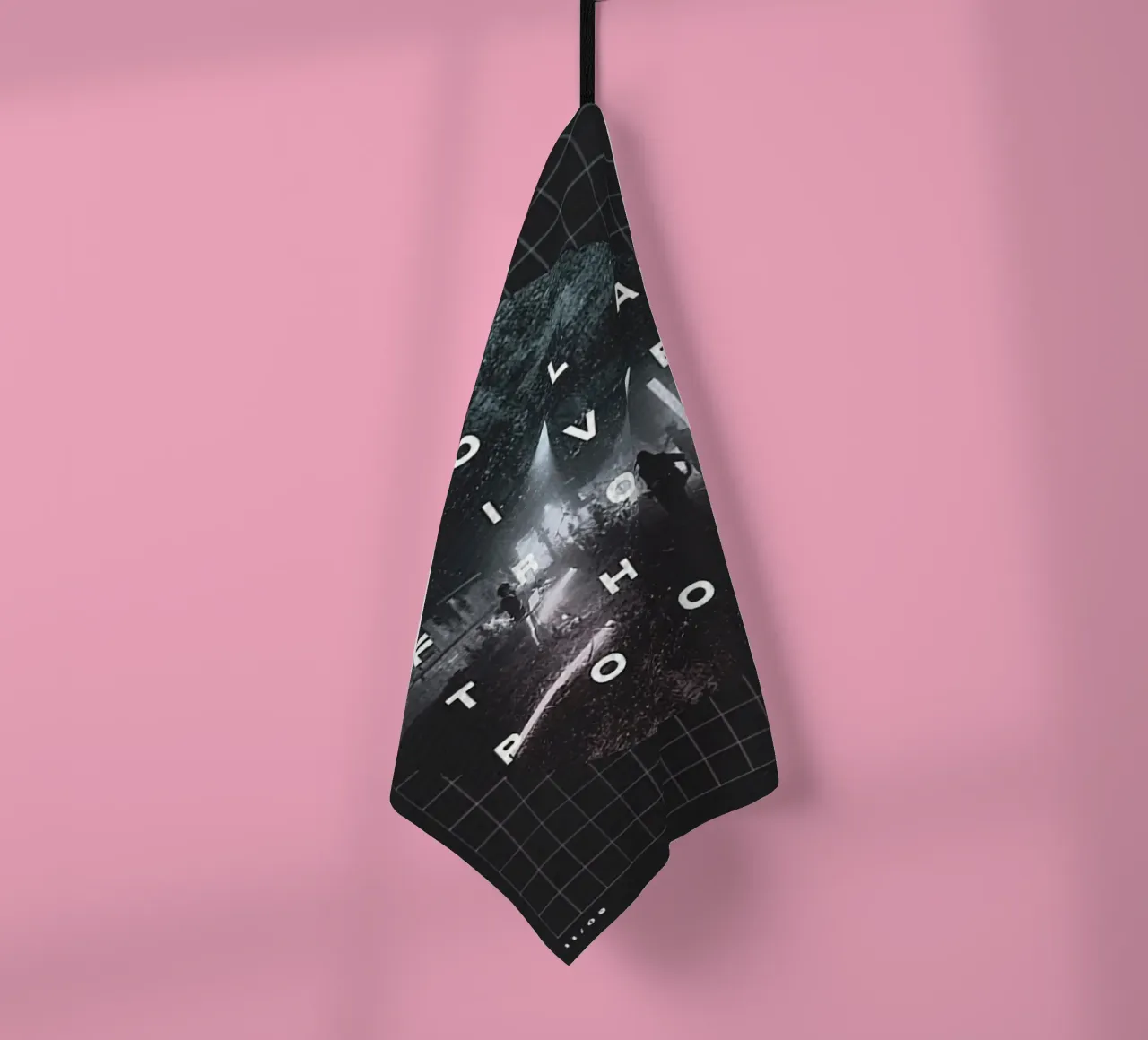 Planetarisches Gitternetz Geschirrtuch von callum shop
