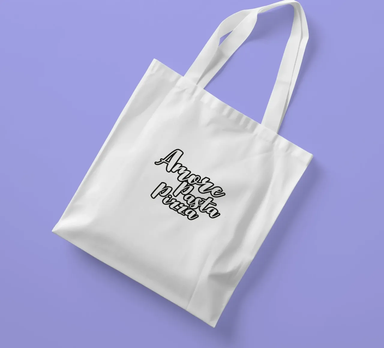Pizza Amore borsa in juta da Flo Klein