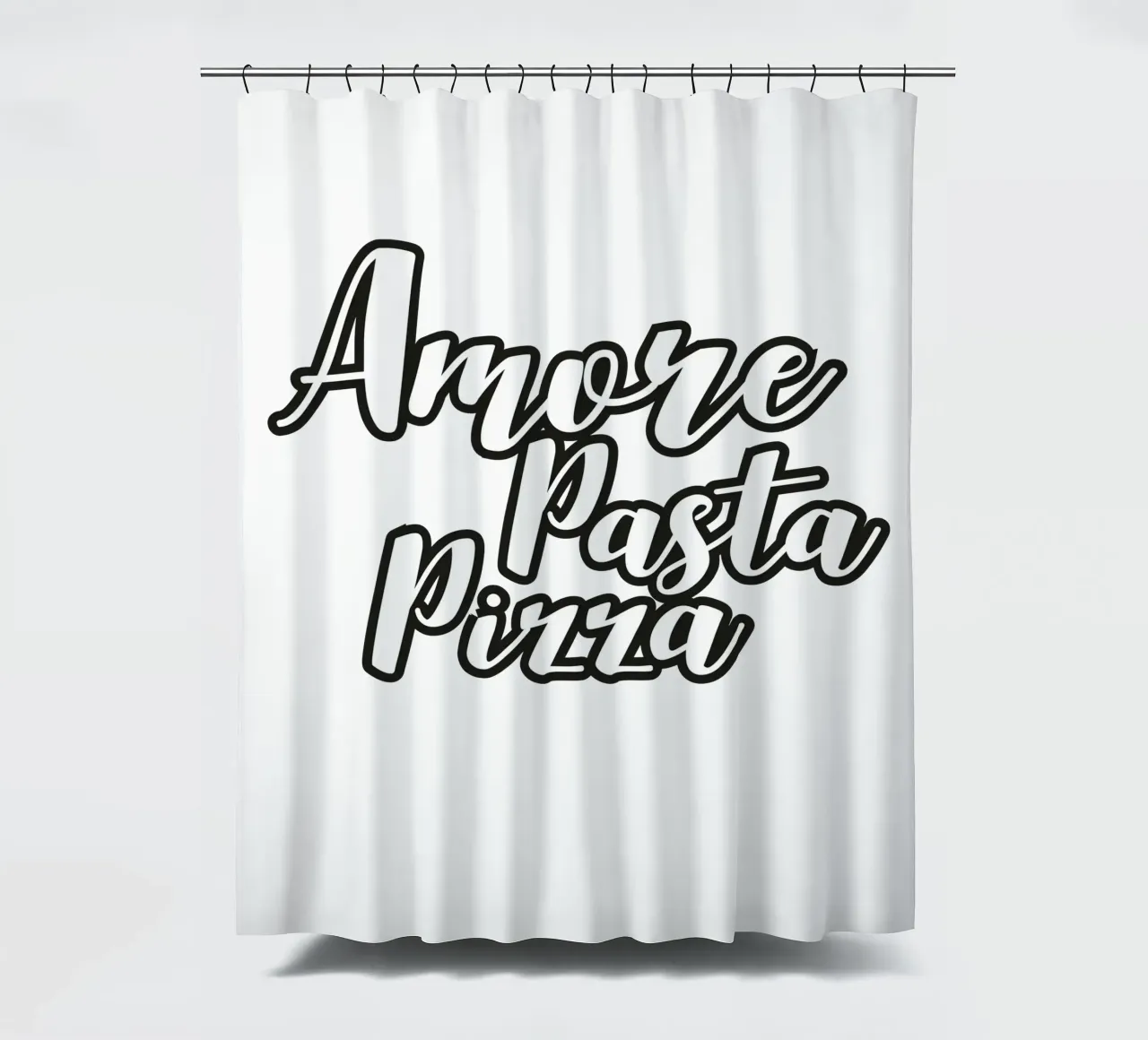 Pizza Amore tenda da doccia da Flo Klein
