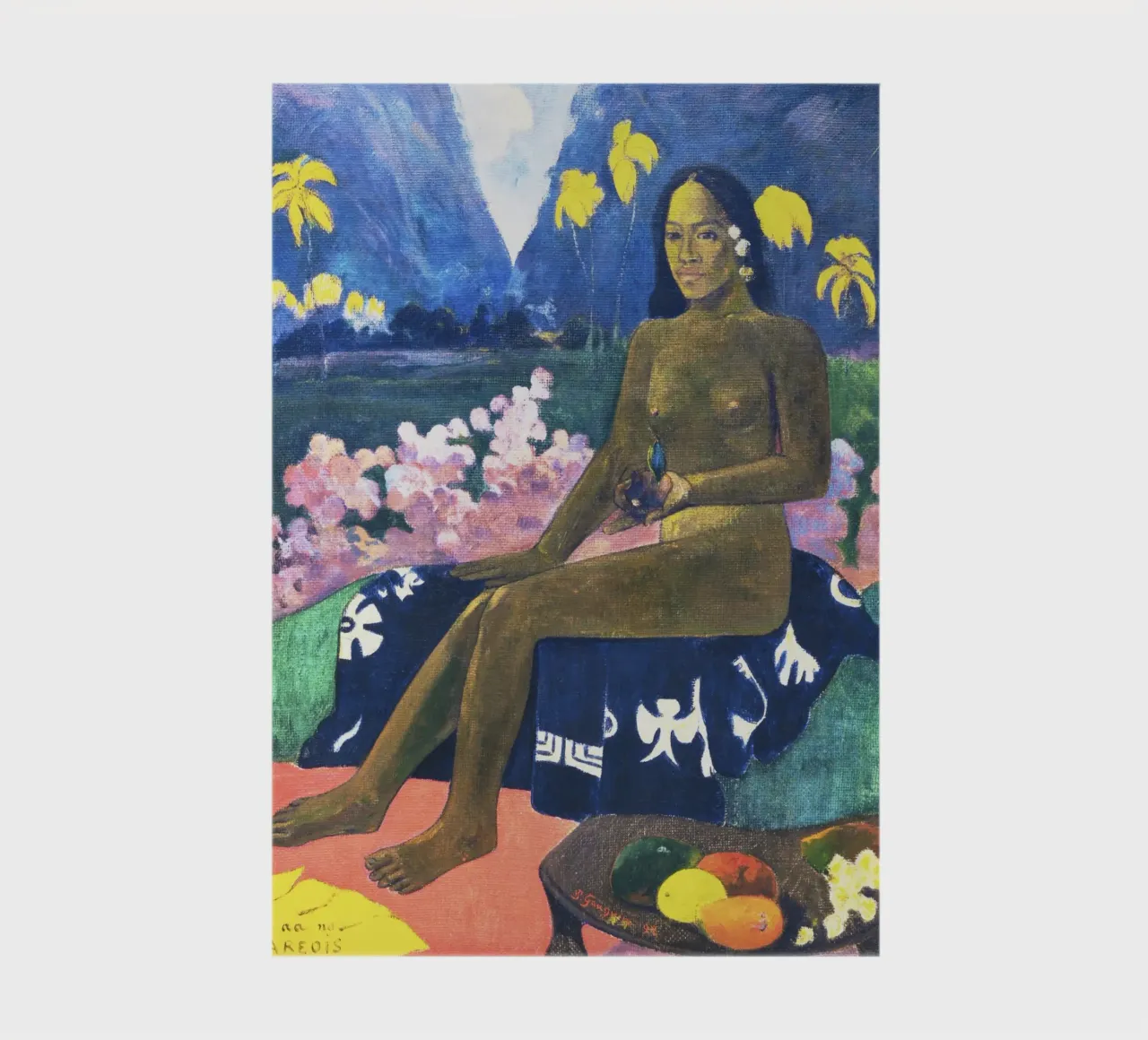 The Seed of the Areoi (1892) by Paul Gauguin notebook by Venus Art