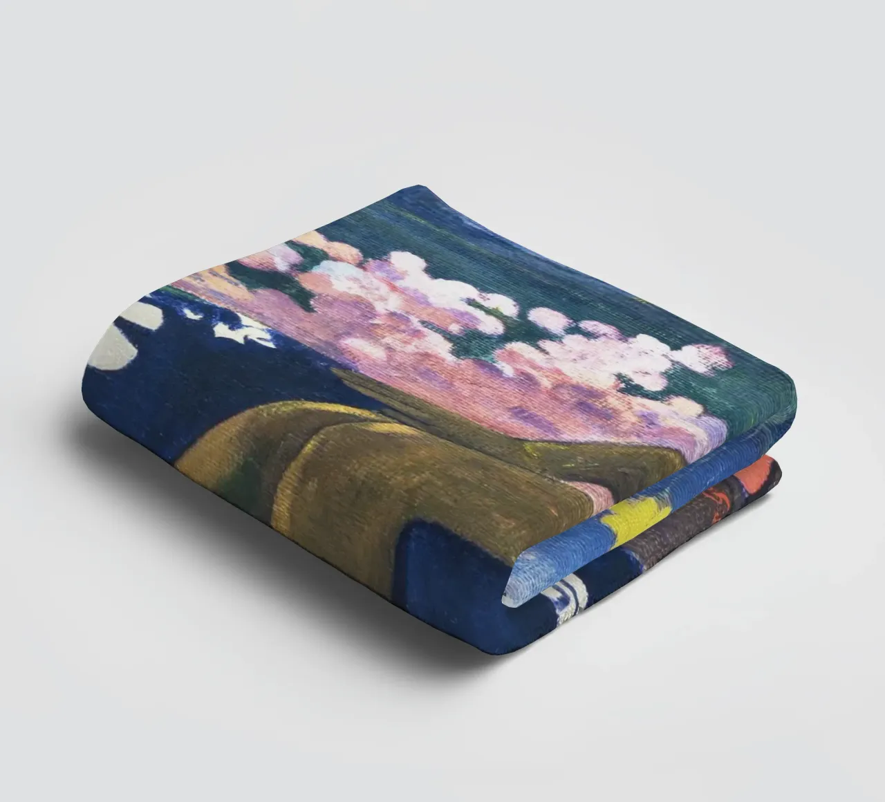 The Seed of the Areoi (1892) by Paul Gauguin towel by Venus Art