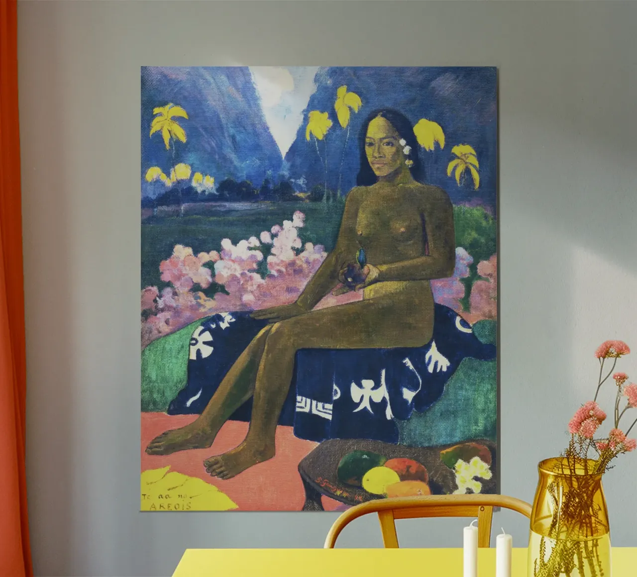 Il seme dell'Areoi (1892) di Paul Gauguin carta hahnemühle da Venus Art