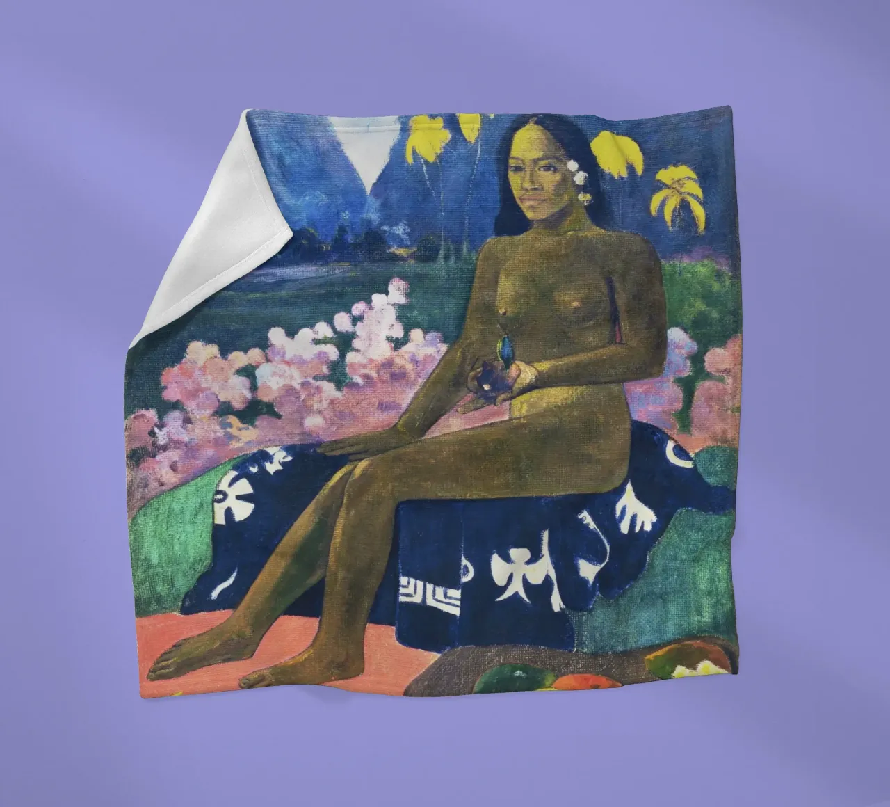 Il seme dell'Areoi (1892) di Paul Gauguin coperta in pile da Venus Art