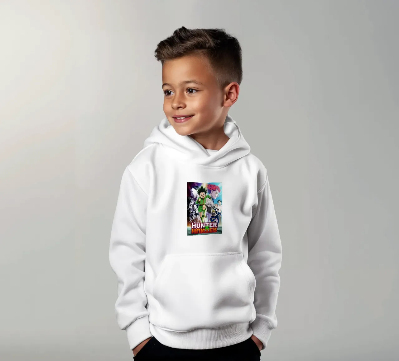 Sarò un eroe felpa bambino con cappuccio da withandname