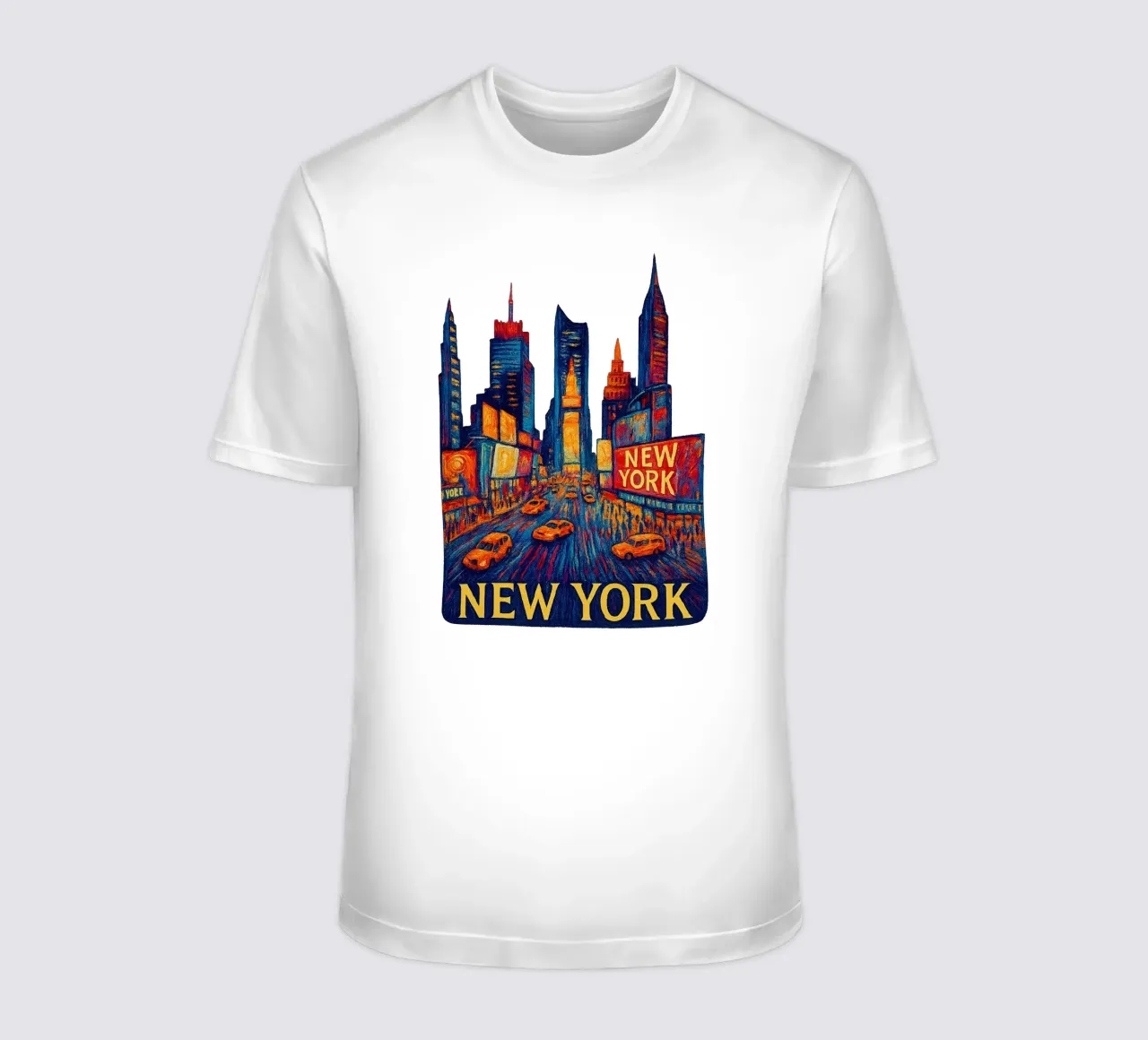 FREE NEW YORK 2 t-shirt da Vintage Van Gogh