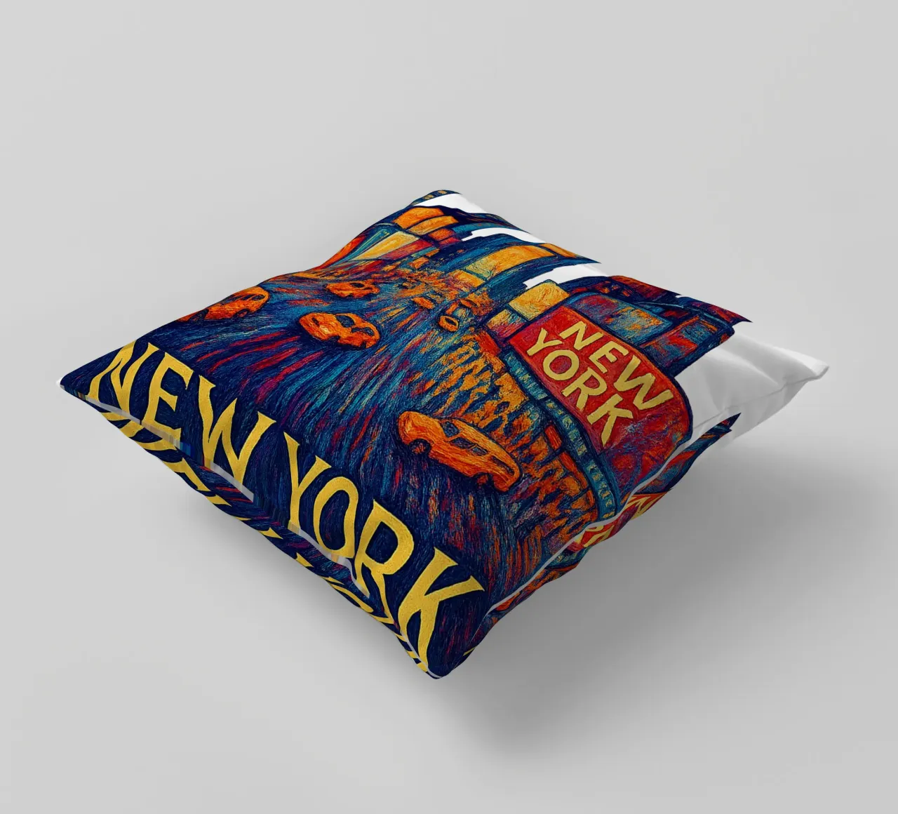 FREE NEW YORK 2 cuscino da Vintage Van Gogh