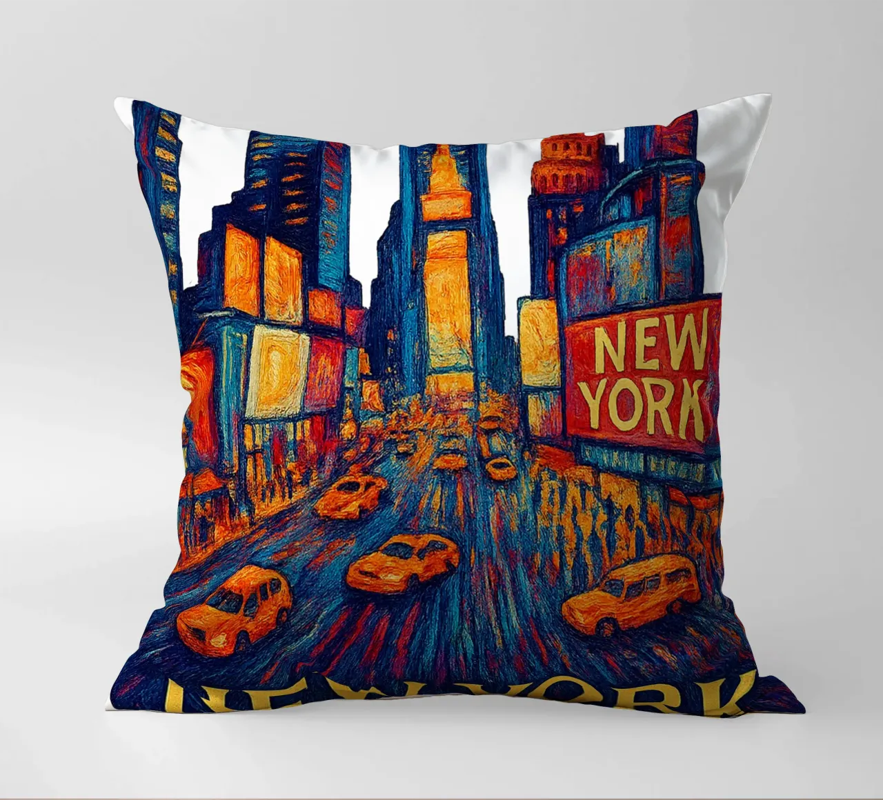 FREE NEW YORK 2 cuscino da Vintage Van Gogh
