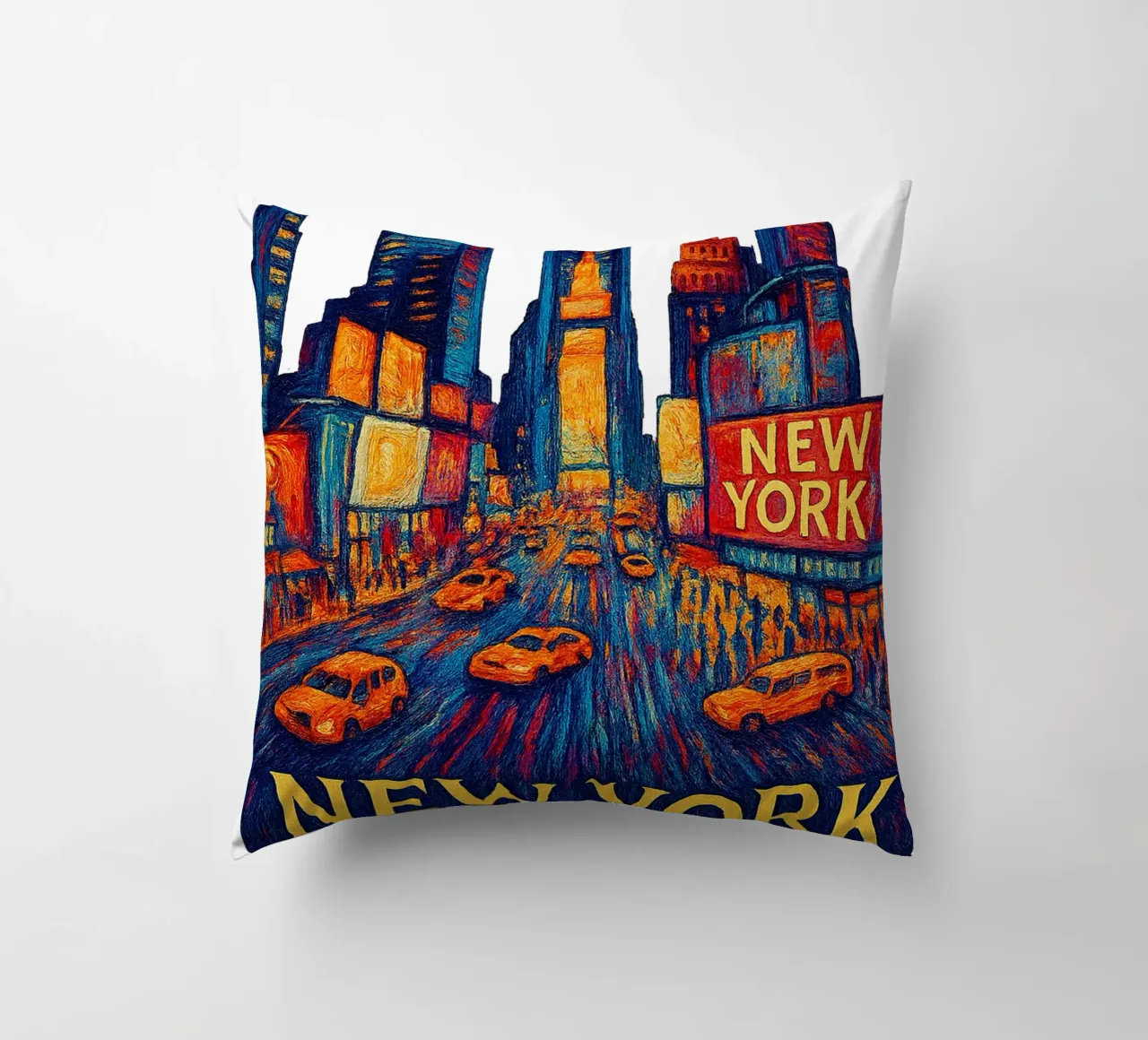 FREE NEW YORK 2 cuscino da Vintage Van Gogh
