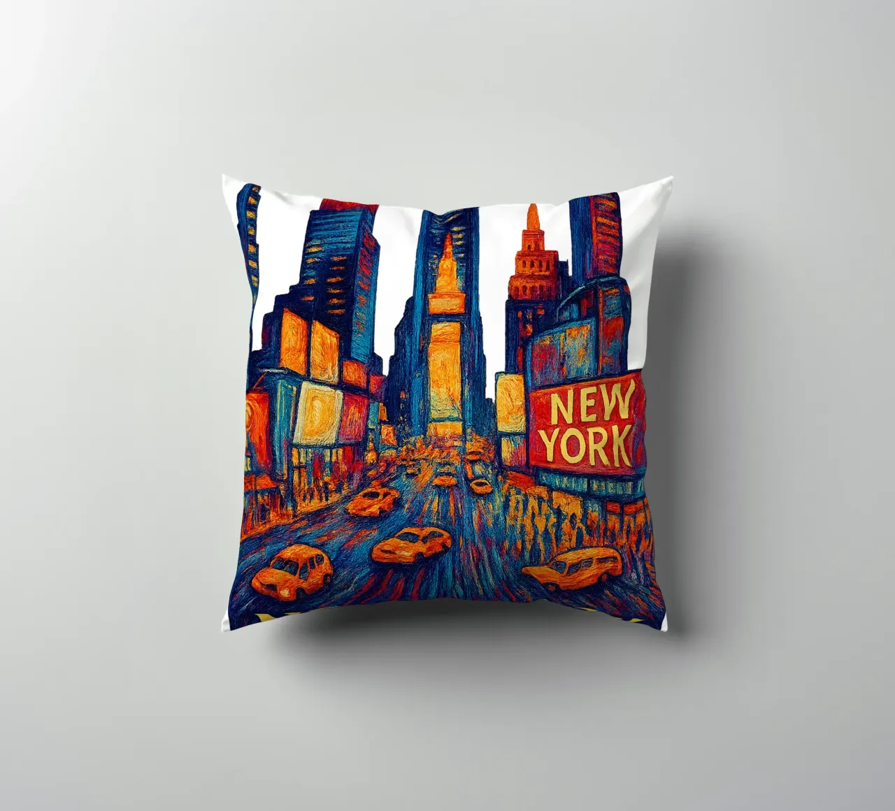 FREE NEW YORK 2 cuscino da Vintage Van Gogh