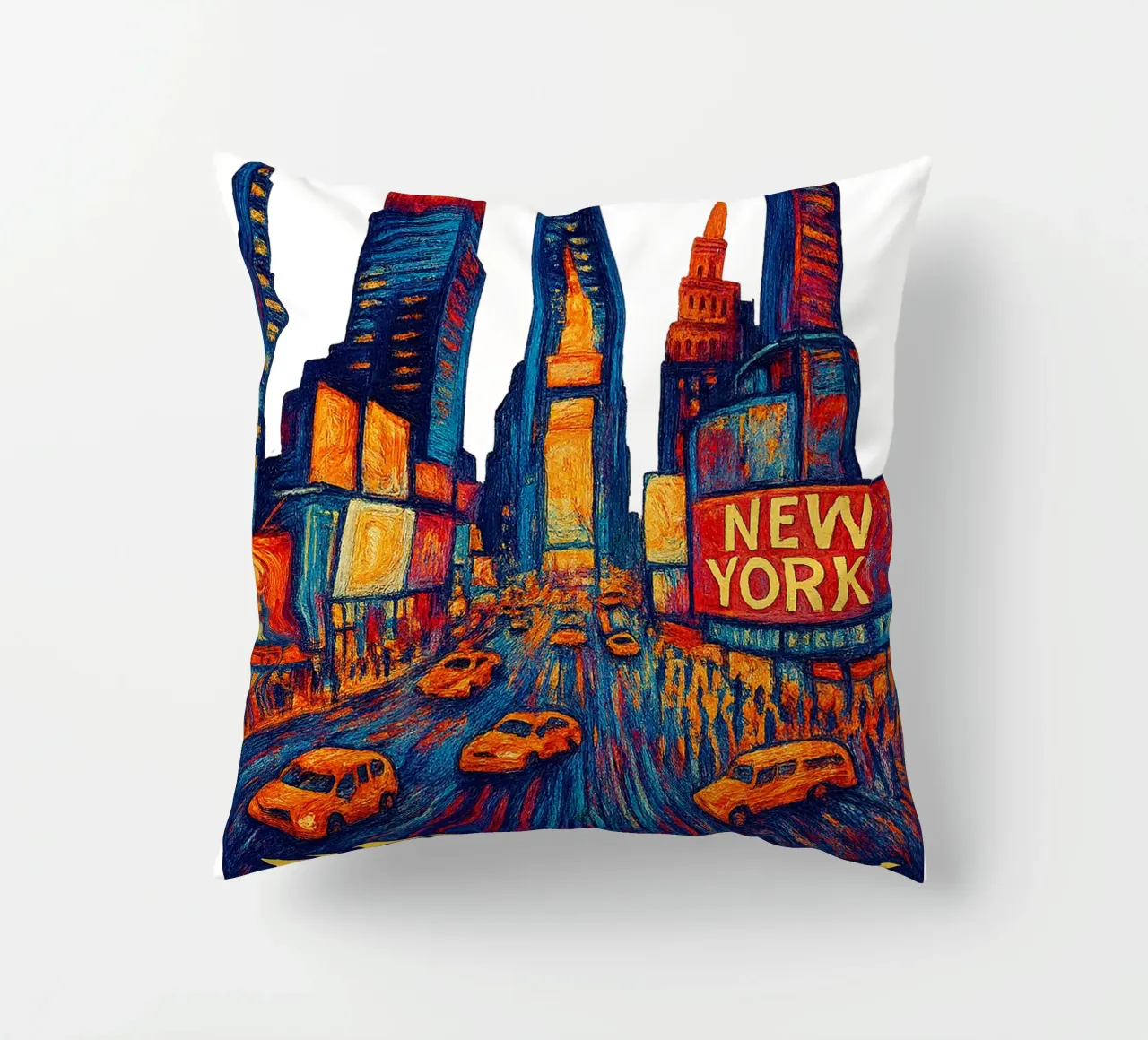 FREE NEW YORK 2 cuscino da Vintage Van Gogh