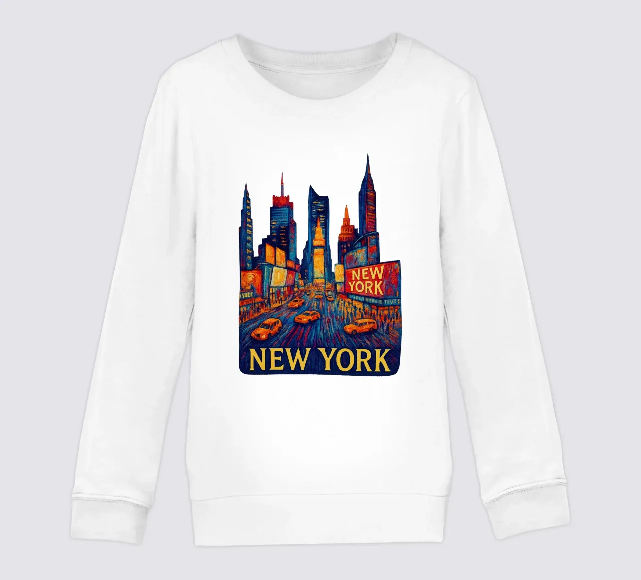 FREE NEW YORK 2 felpa bambino da Vintage Van Gogh