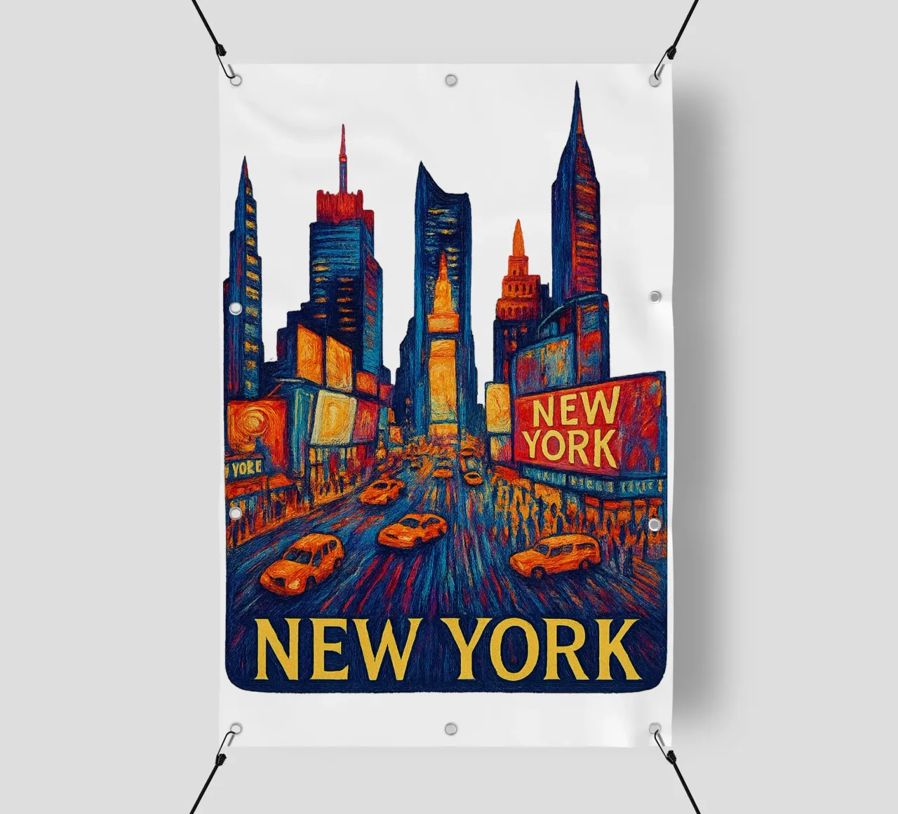 FREE NEW YORK 2 telo in pvc da Vintage Van Gogh