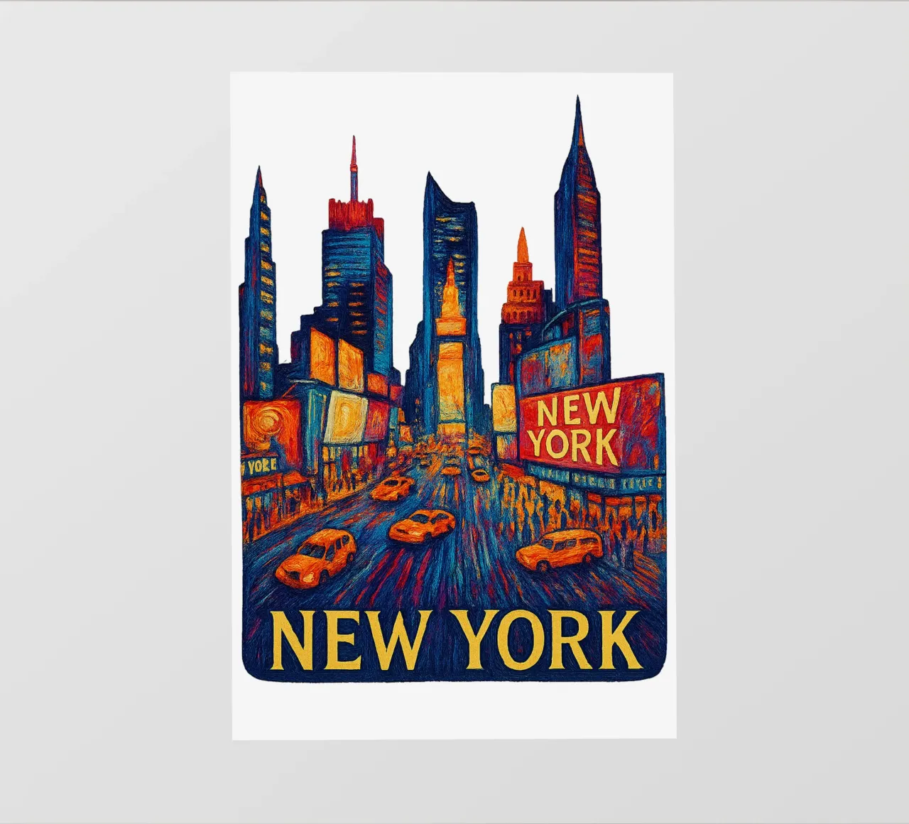 FREE NEW YORK 2 telo in pvc da Vintage Van Gogh