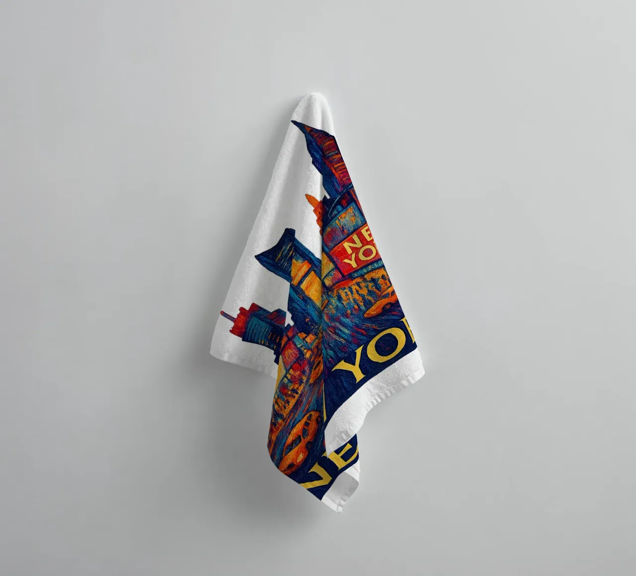 FREE NEW YORK 2 asciugamano da bagno da Vintage Van Gogh