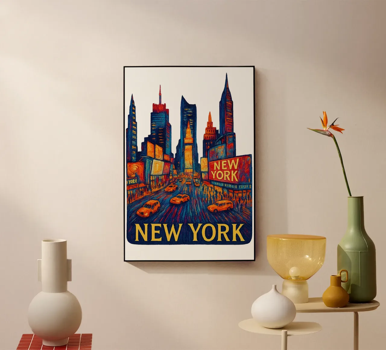 FREE NEW YORK 2 plexiglass da Vintage Van Gogh