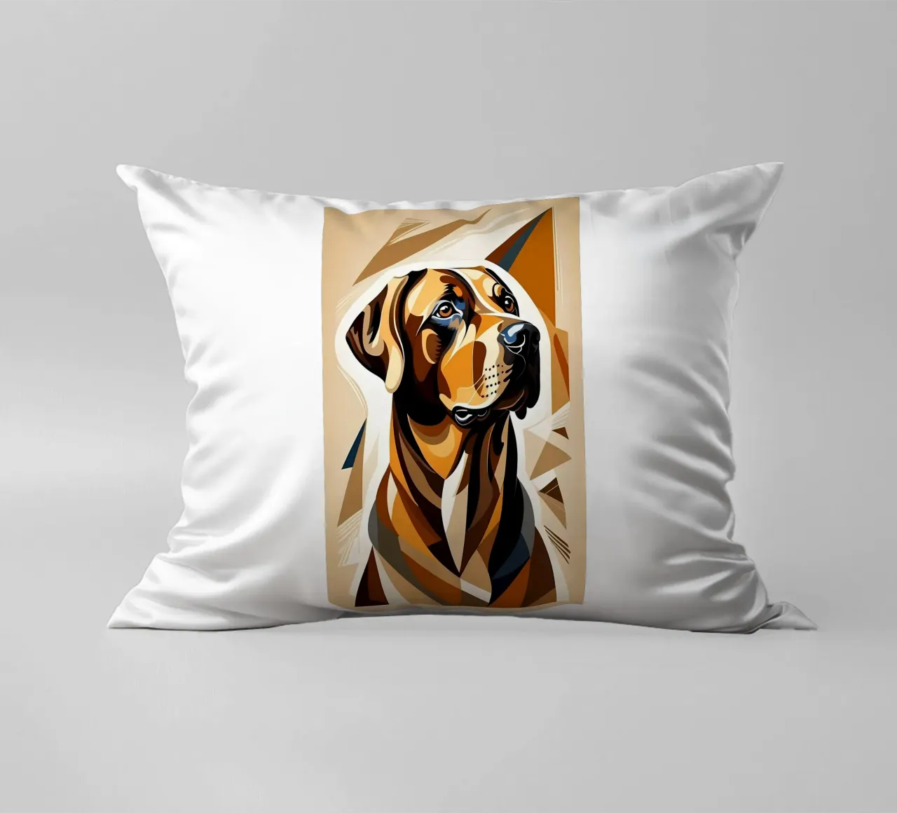 Cane in arte geometrica cuscino da Brayan