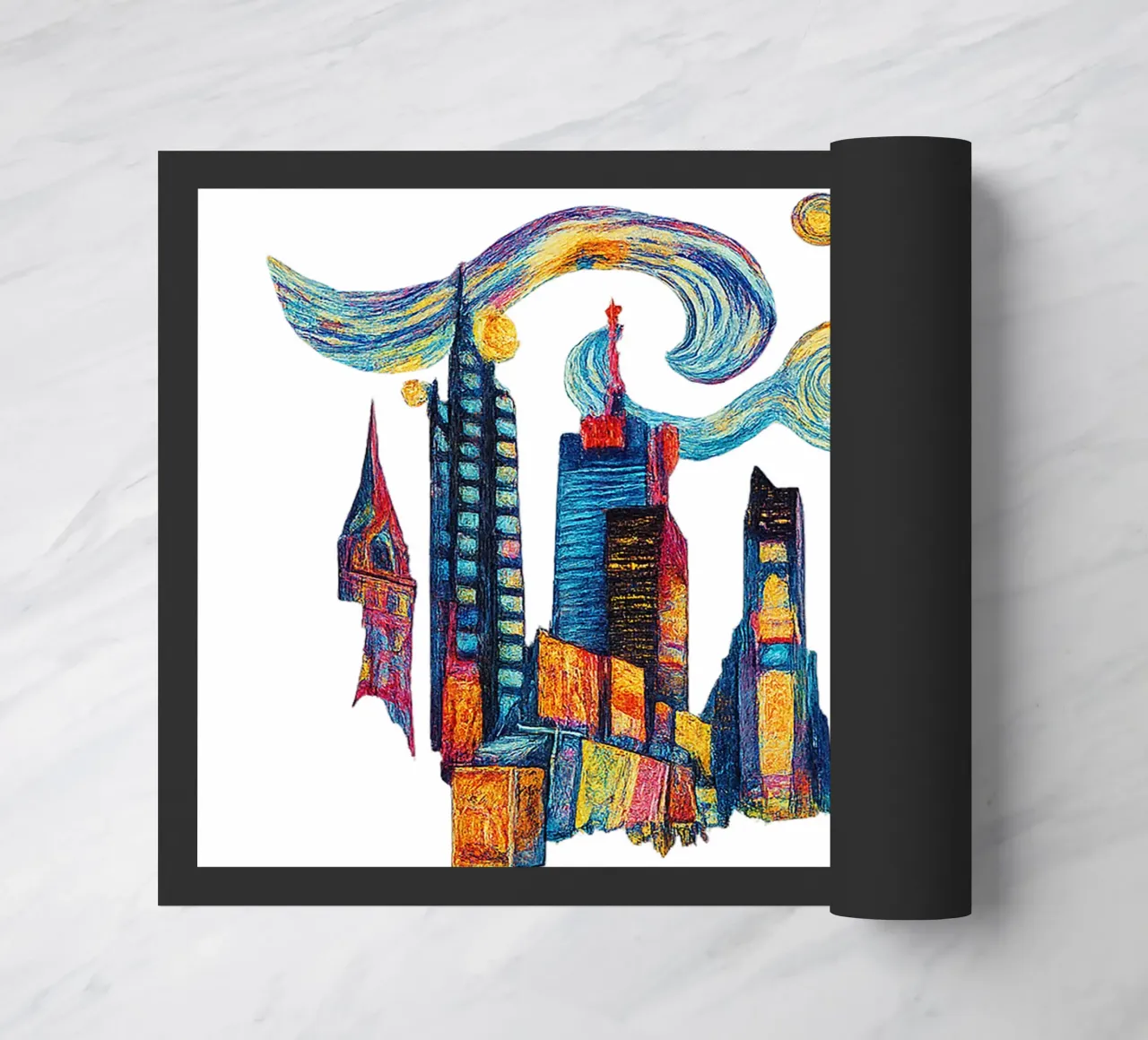FREE NEW YORK 3 zerbino da Vintage Van Gogh