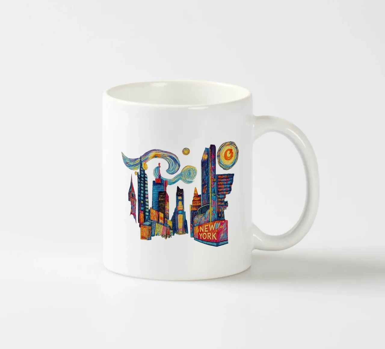 FREE NEW YORK 3 tazza in ceramica da Vintage Van Gogh