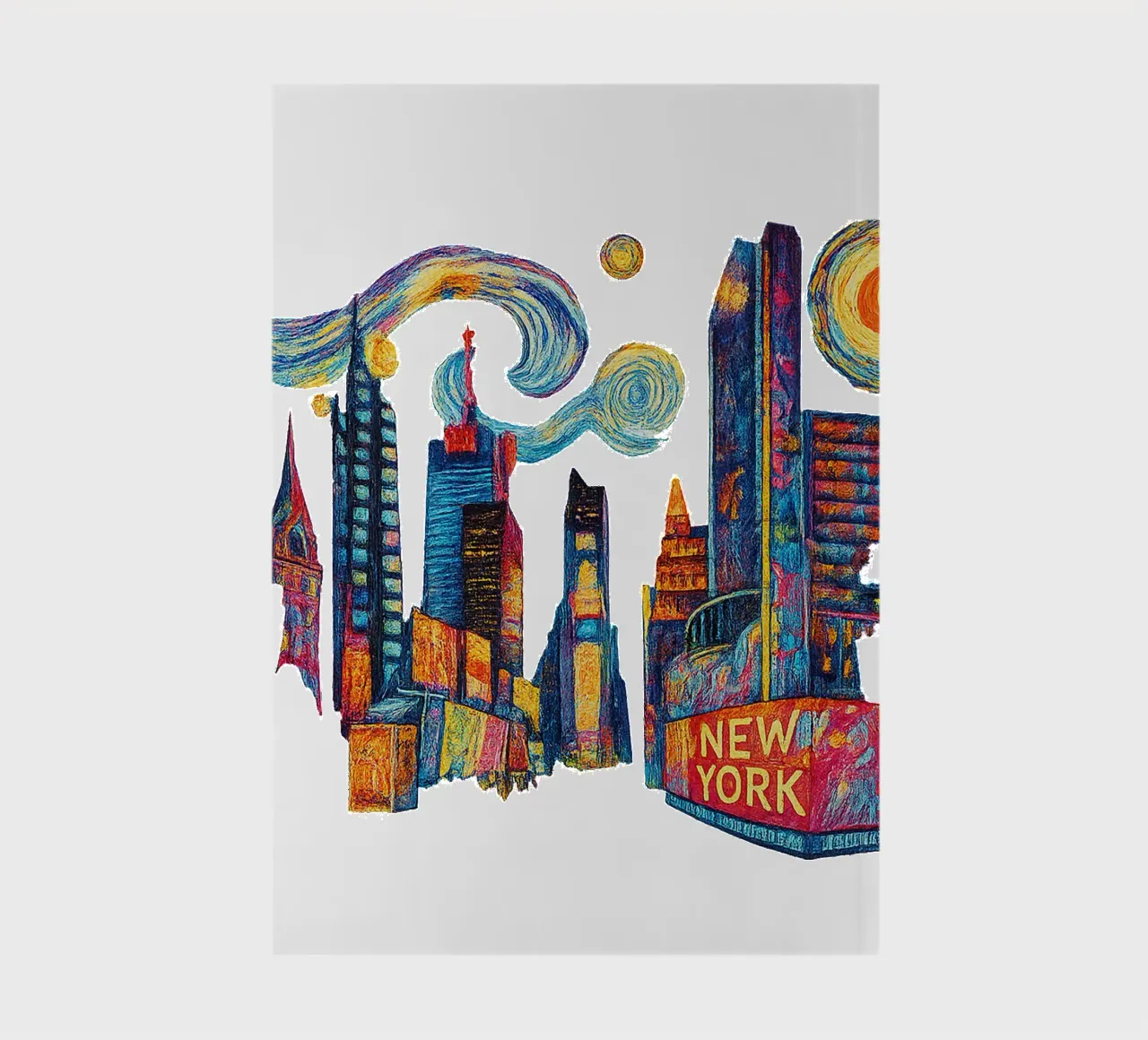 FREE NEW YORK 3 diario da Vintage Van Gogh