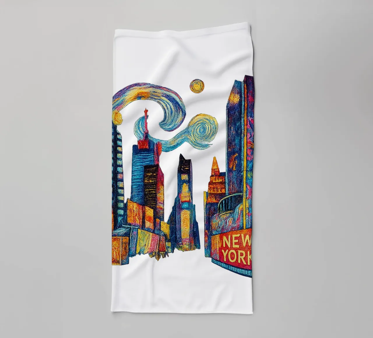 FREE NEW YORK 3 asciugamano da bagno da Vintage Van Gogh