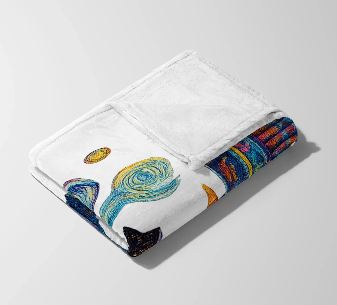 FREE NEW YORK 3 coperta in pile da Vintage Van Gogh
