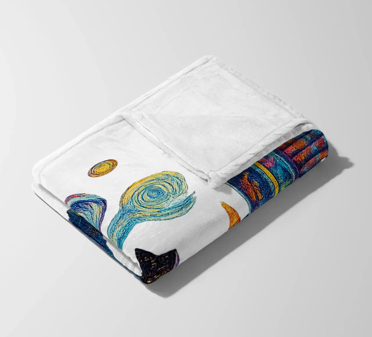 FREE NEW YORK 3 coperta in pile da Vintage Van Gogh