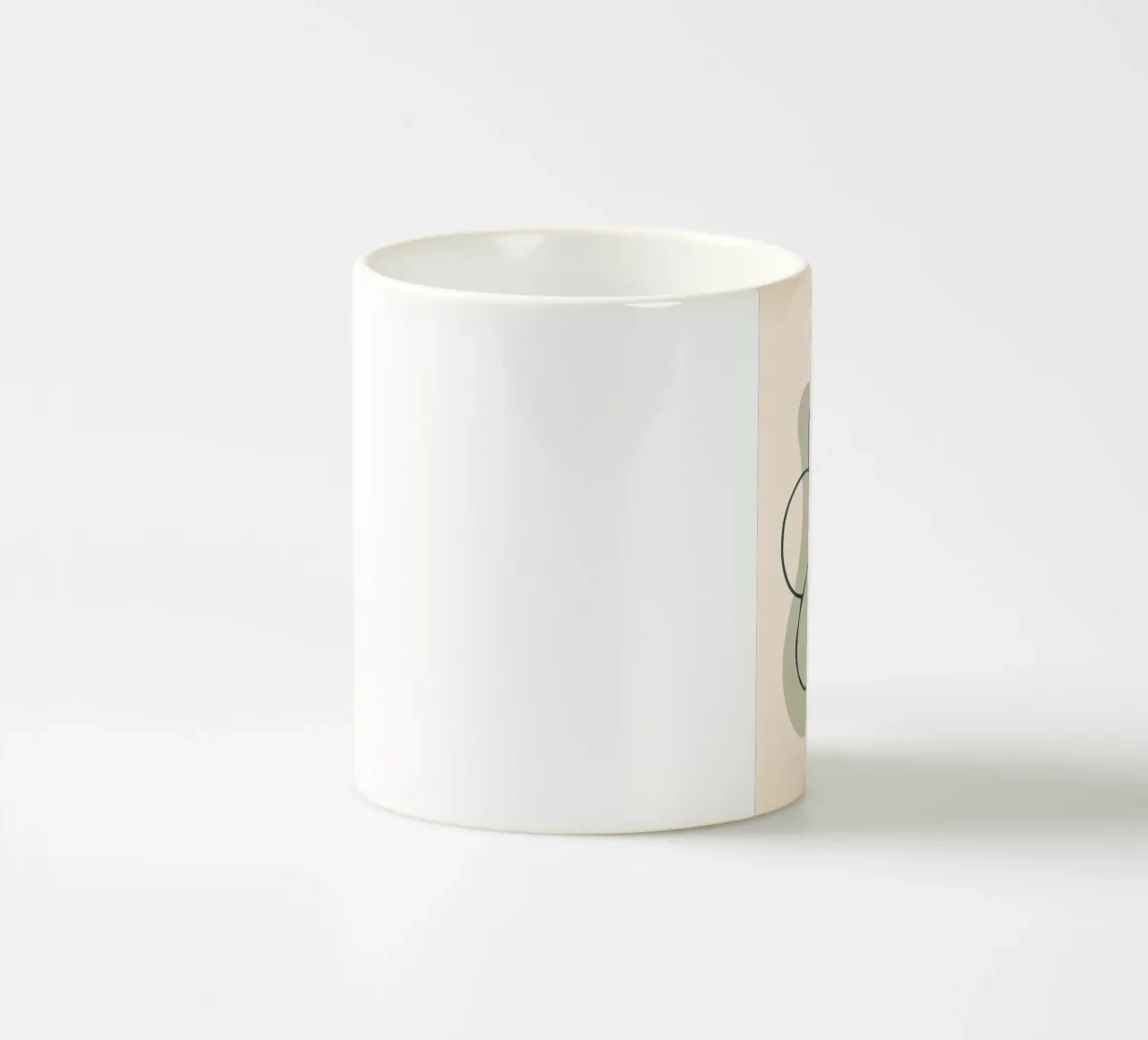 Fiore di ibisco tazza in ceramica da Jonathan R NASH