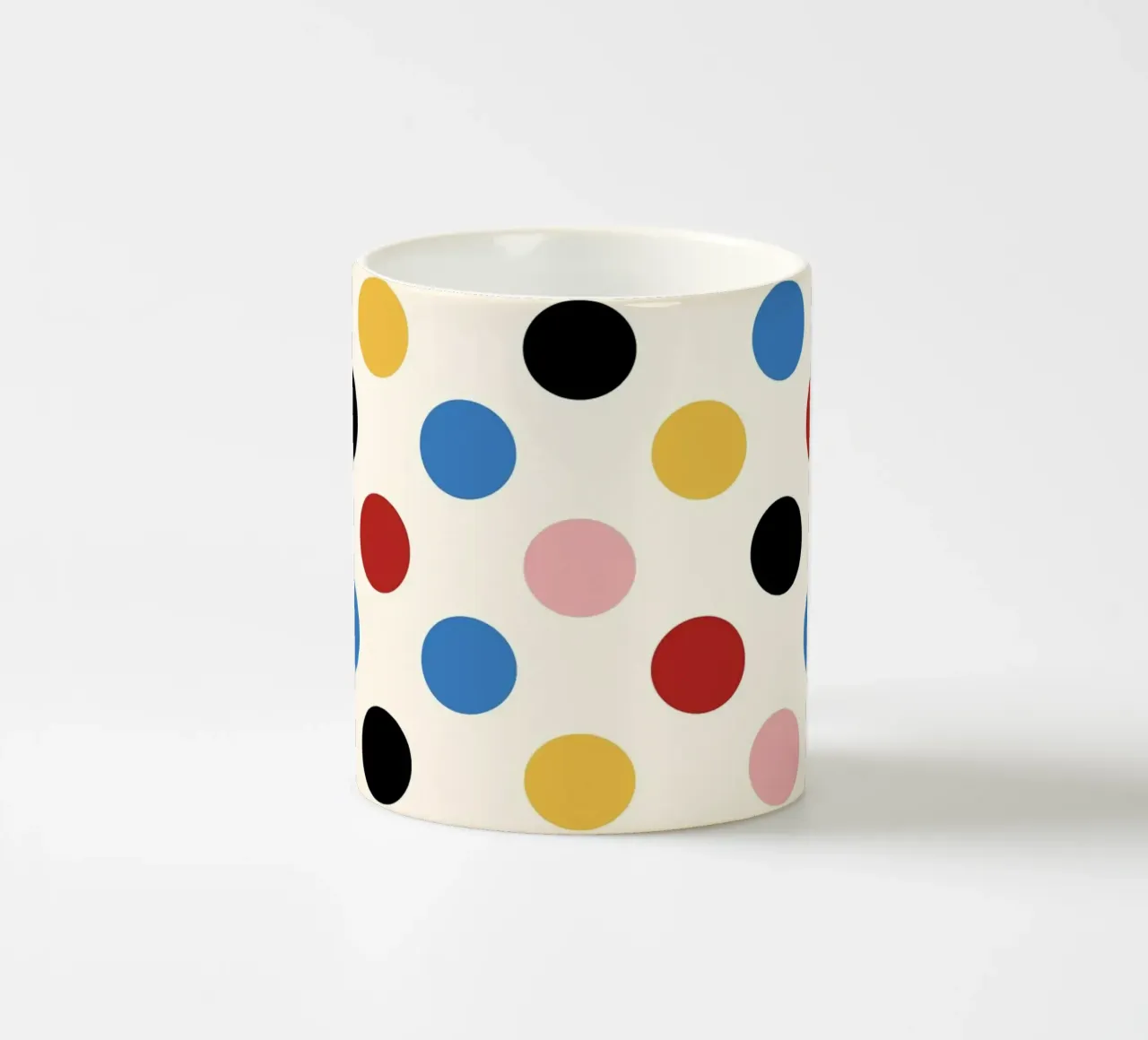 Colorful polka dots tazza in ceramica da TijanaArtStudio88