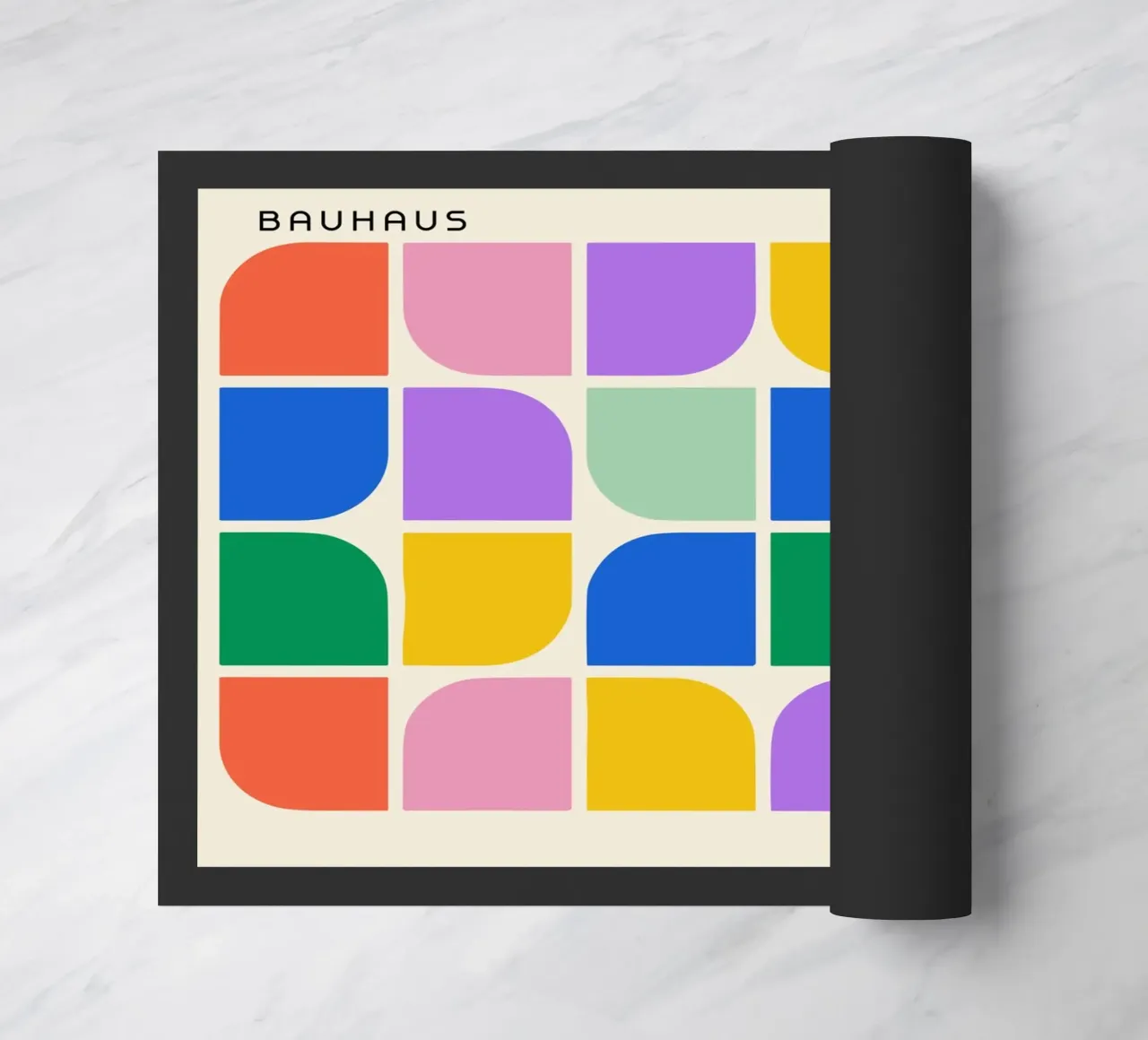 Forme Bauhaus Griglia di colori - 1923 Revival zerbino da Studio Vibe