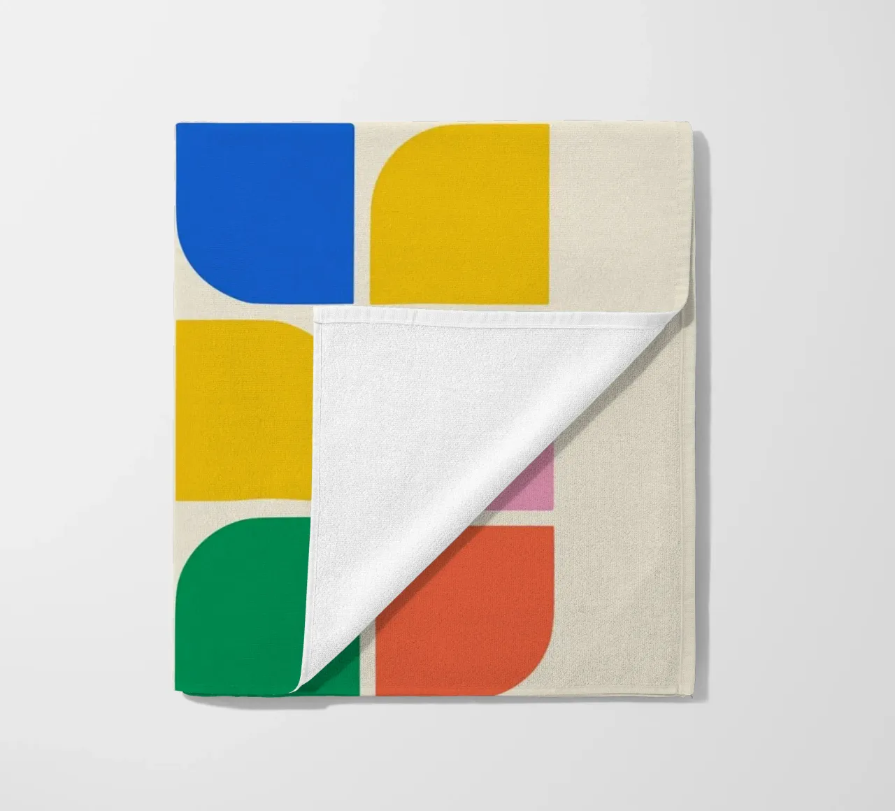 Forme Bauhaus Griglia di colori - 1923 Revival telo mare da Studio Vibe