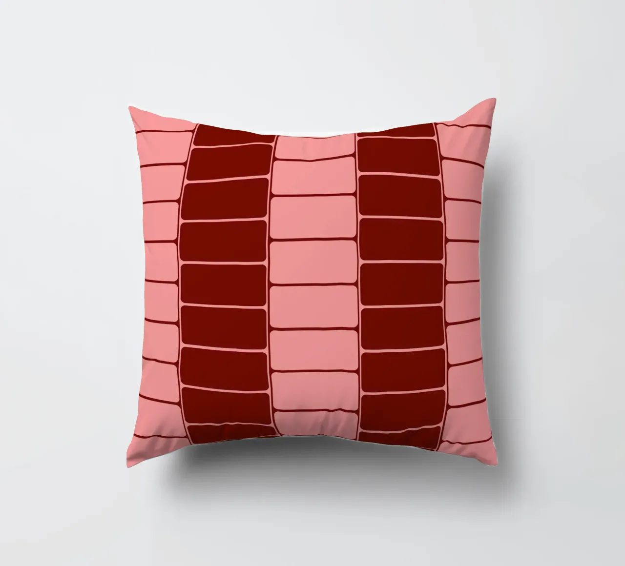 Strawberry moody flow cuscino da TijanaArtStudio88
