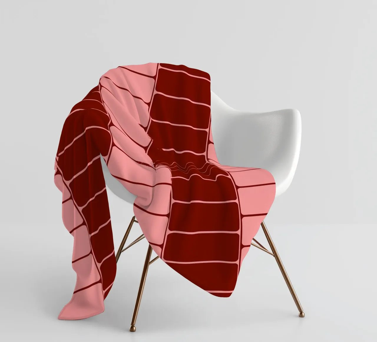 Strawberry moody flow coperta in pile da TijanaArtStudio88