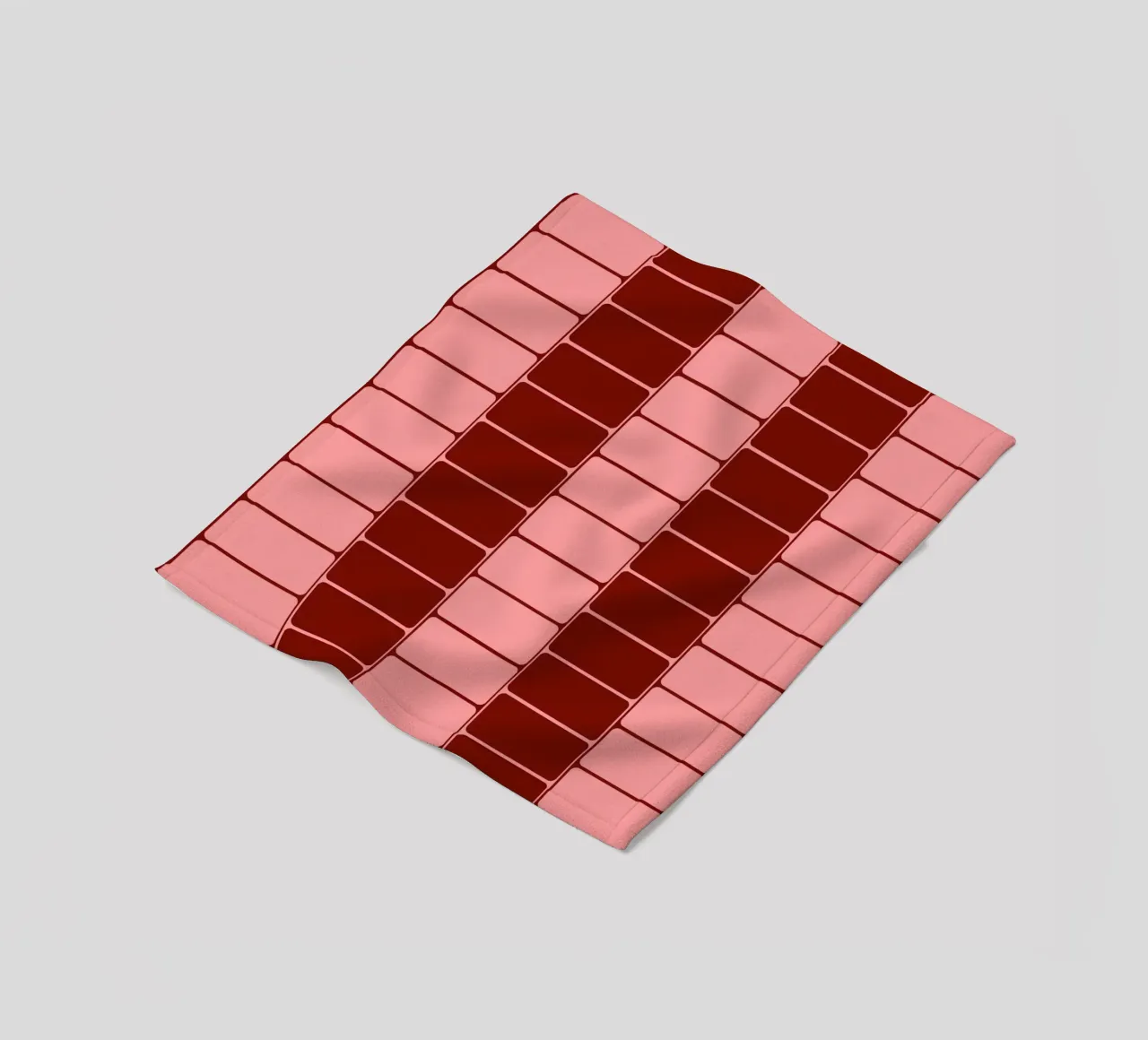 Strawberry moody flow coperta in pile da TijanaArtStudio88