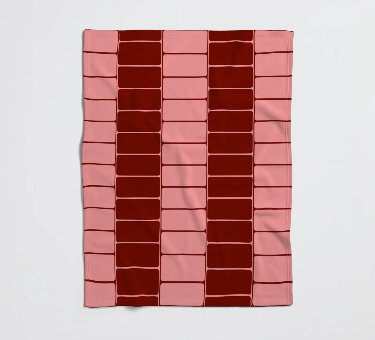 Strawberry moody flow coperta in pile da TijanaArtStudio88